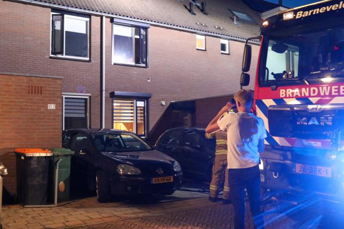 Veel rook bij brand in woning