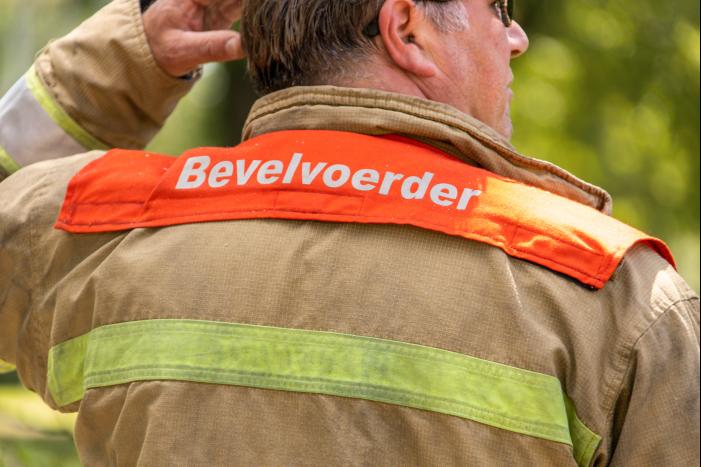 Verkeershinder door omgevallen steiger