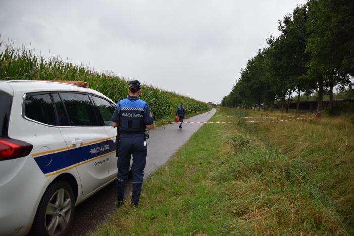 Vaten met mogelijk drugsafval aangetroffen