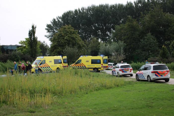 Traumahelikopter landt voor incident bij hoogspanningsmast