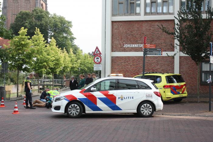 Fietsster gewond bij verkeersongeval