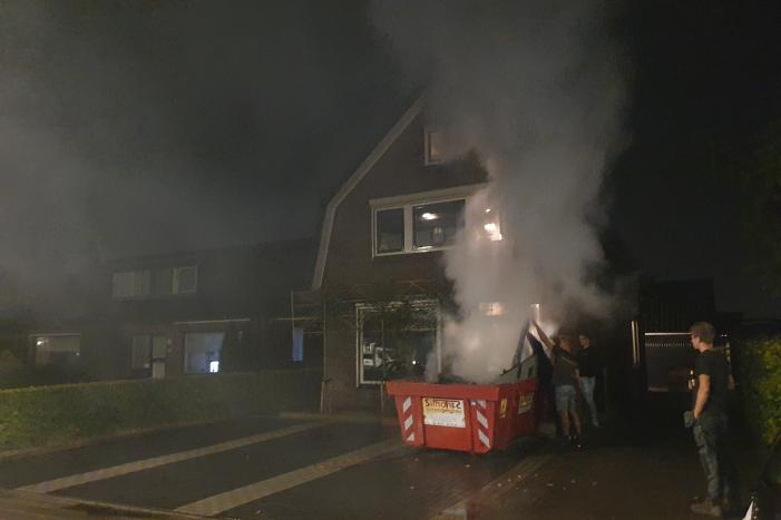 Opnieuw brand in bouwcontainer