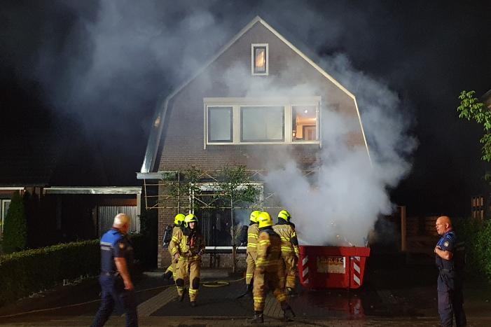 Opnieuw brand in bouwcontainer