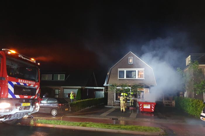 Opnieuw brand in bouwcontainer