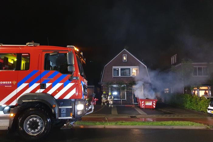 Opnieuw brand in bouwcontainer