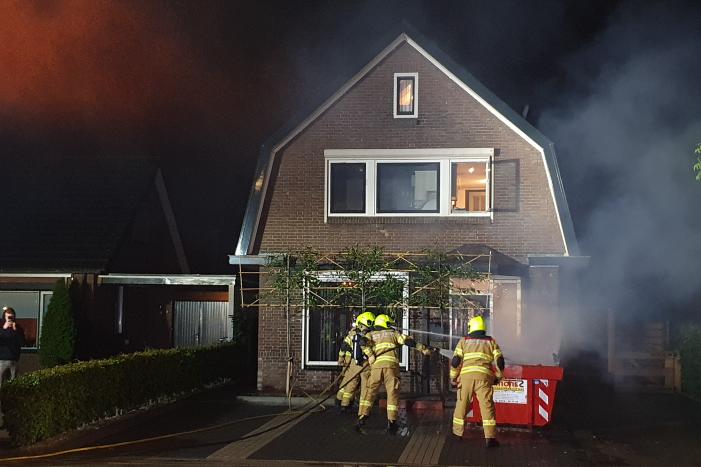 Opnieuw brand in bouwcontainer