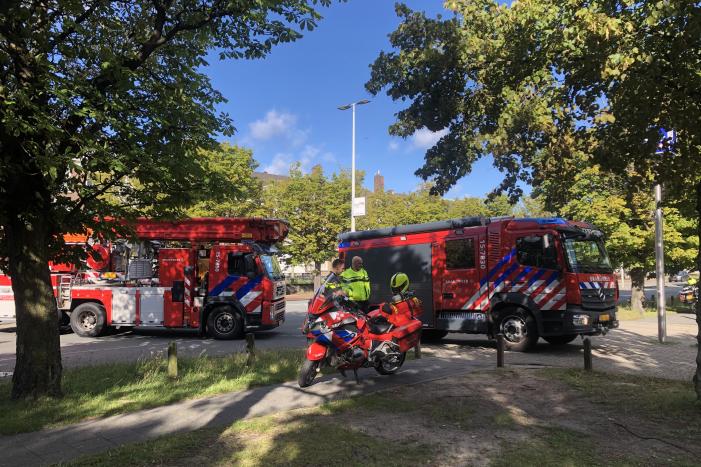 Brand in parkeergarage Malieveld