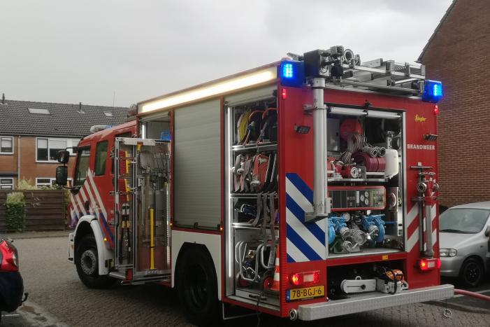 Dak verwoest na blikseminslag