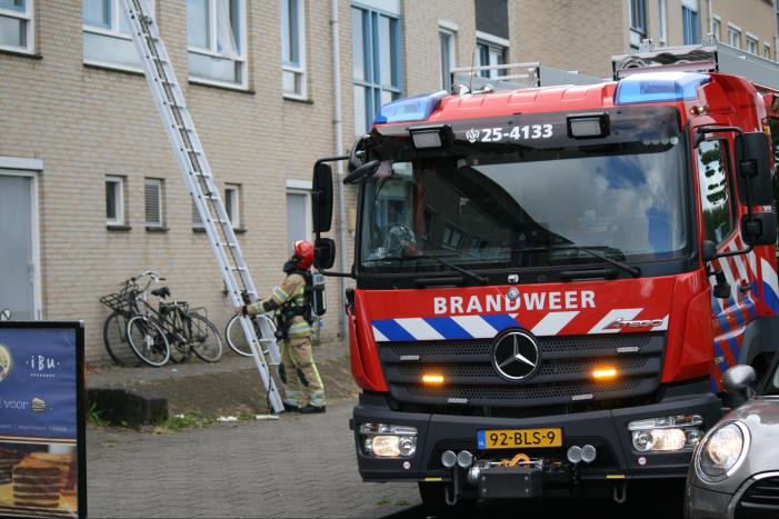 Vergeten pan op het vuur zorgt voor brandlucht