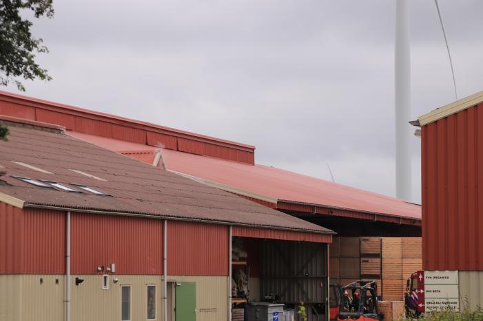 Grote brand in loods Van Andel Bio