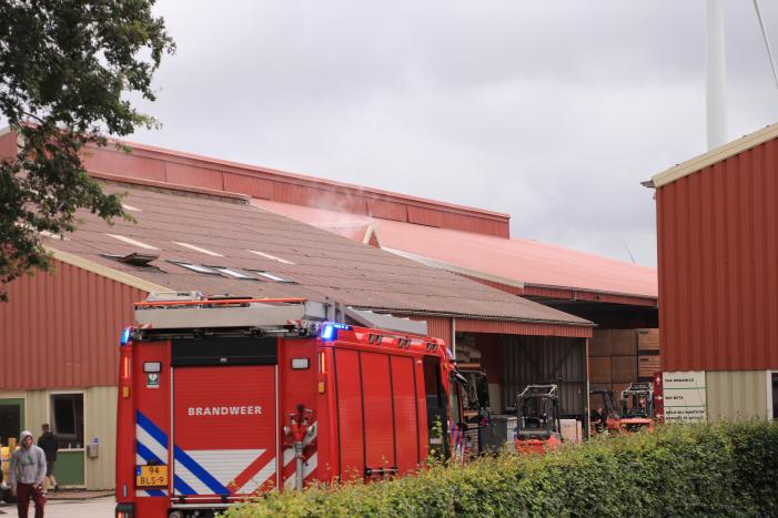 Grote brand in loods Van Andel Bio