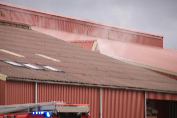 Grote brand in loods Van Andel Bio