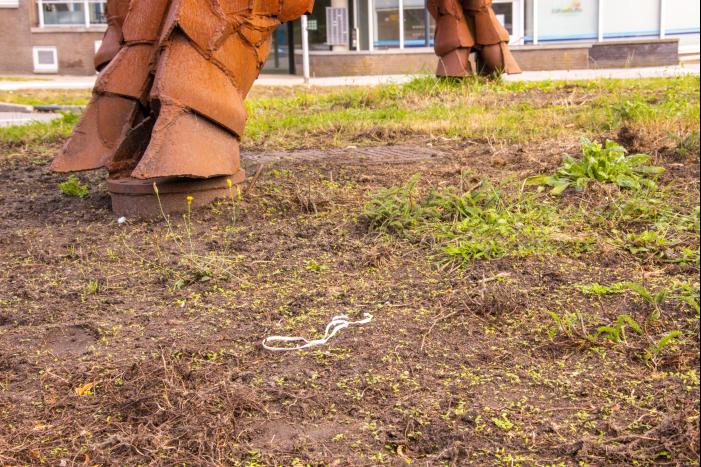 Mondkapje van De Stier afgetrokken