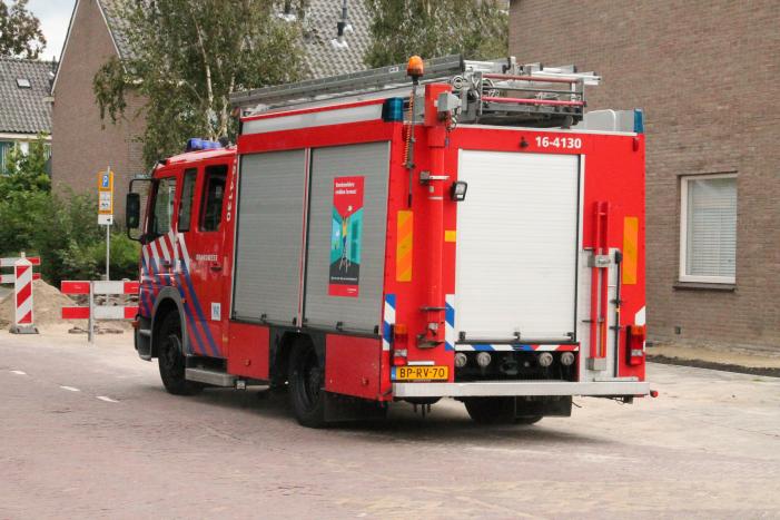 Gasleiding geraakt door graafwerkzaamheden