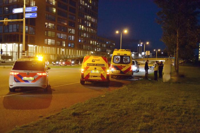 Motor flink beschadigd na ongeval met auto
