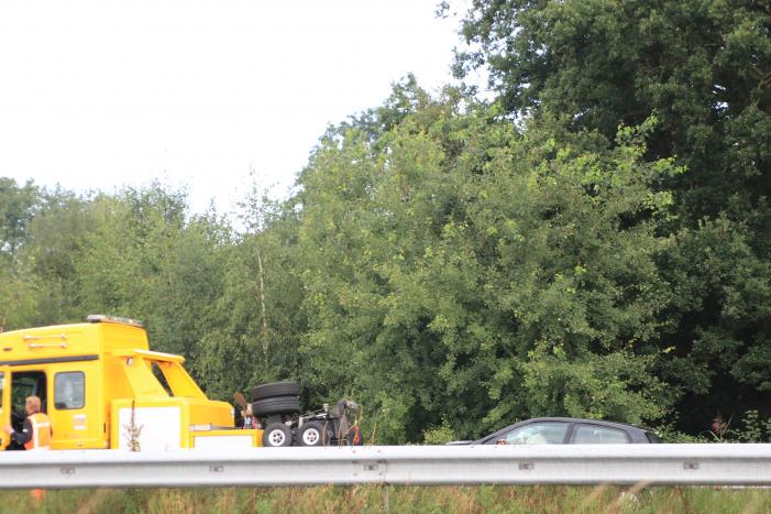 Flinke file tussen Barneveld en Amersfoort door kop-staart botsing