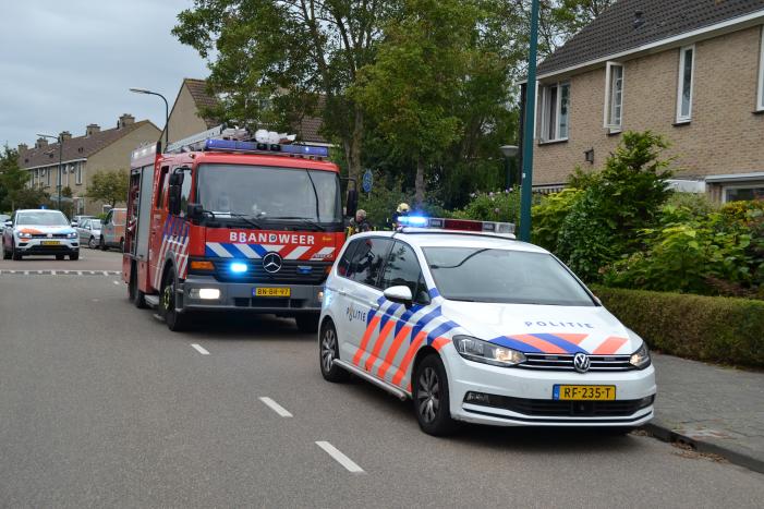 Brand in keuken van woning