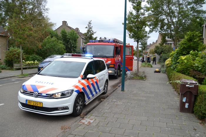 Brand in keuken van woning