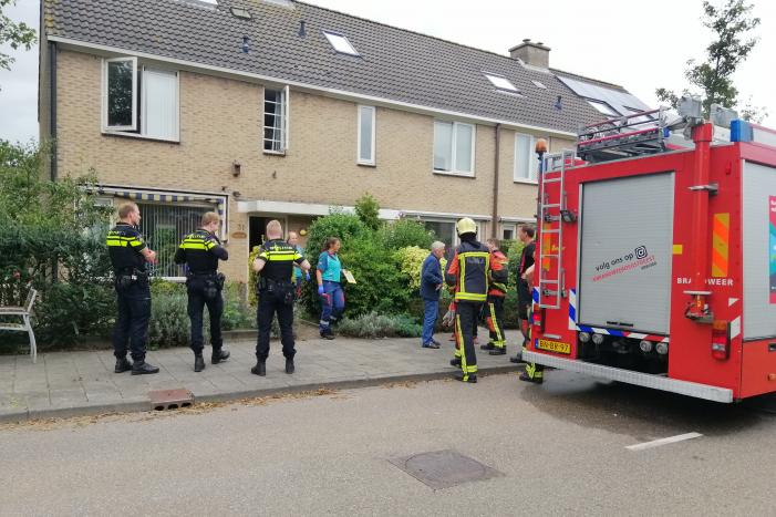 Brand in keuken van woning