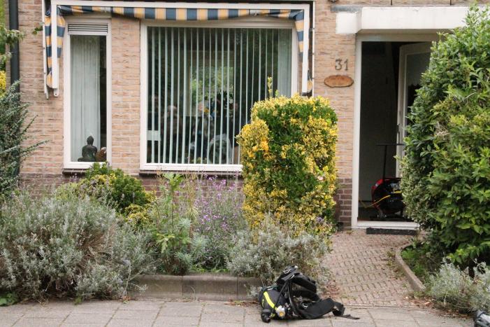 Brand in keuken van woning