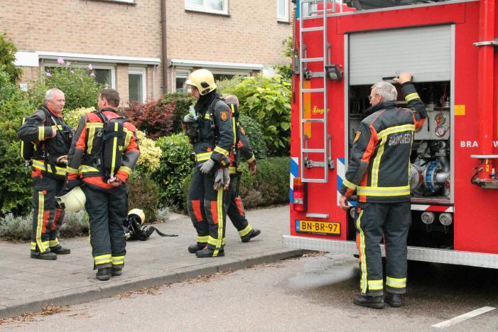 Brand in keuken van woning