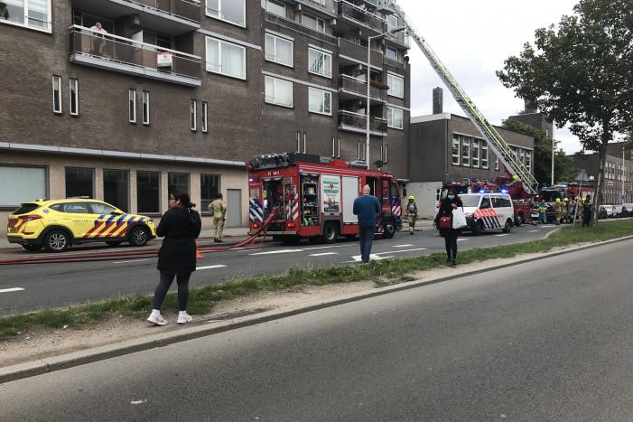 Flinke brand in flatwoning