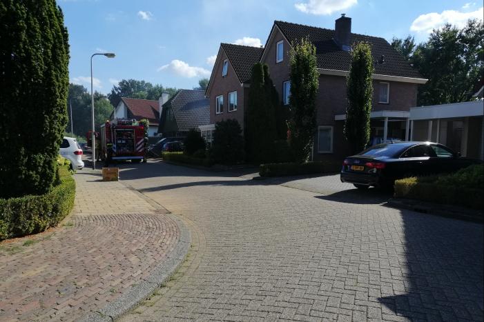 Veel rook bij brand in woning
