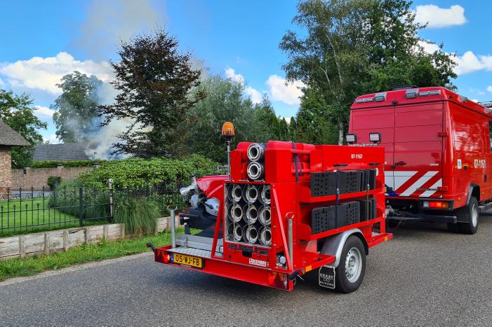 Veel rook bij brand in vrijstaande woning