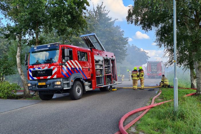Veel rook bij brand in vrijstaande woning