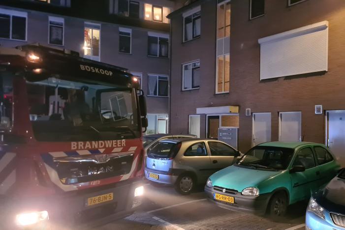 Flinke brand in kelderbox