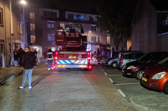 Flinke brand in kelderbox