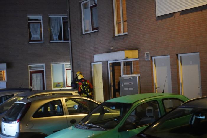 Flinke brand in kelderbox