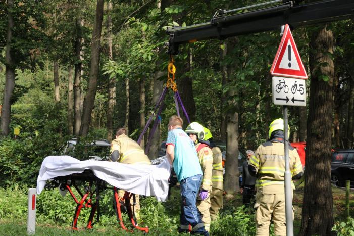 Persoon in greppel gevallen