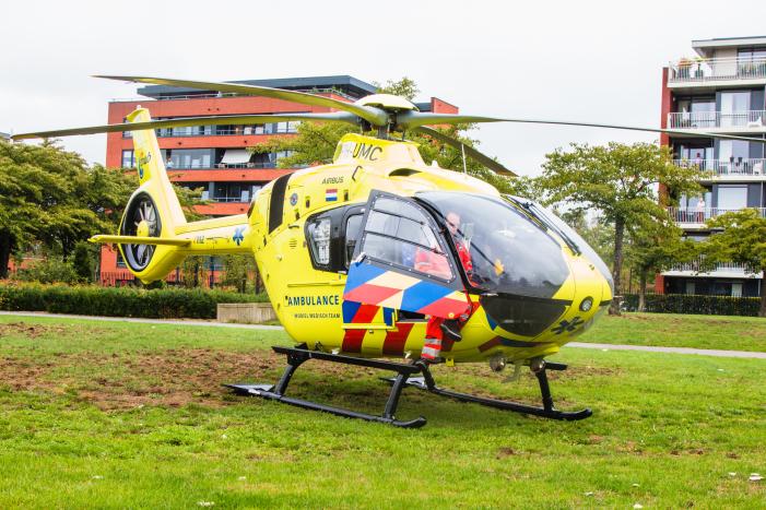 Traumahelikopter landt voor ernstig gewonde bij incident