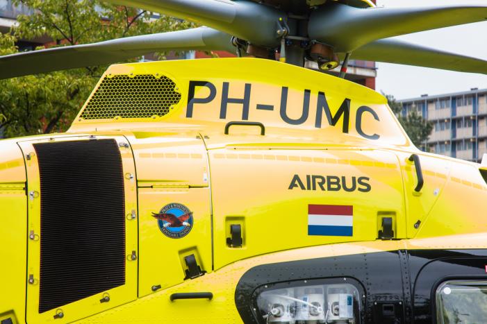Traumahelikopter landt voor ernstig gewonde bij incident
