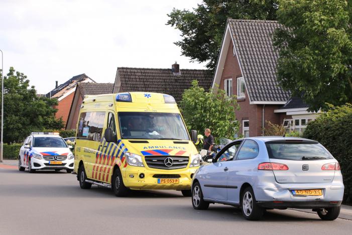 Gewonde bij kop-staart aanrijding
