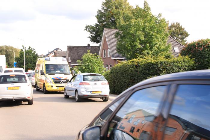 Gewonde bij kop-staart aanrijding