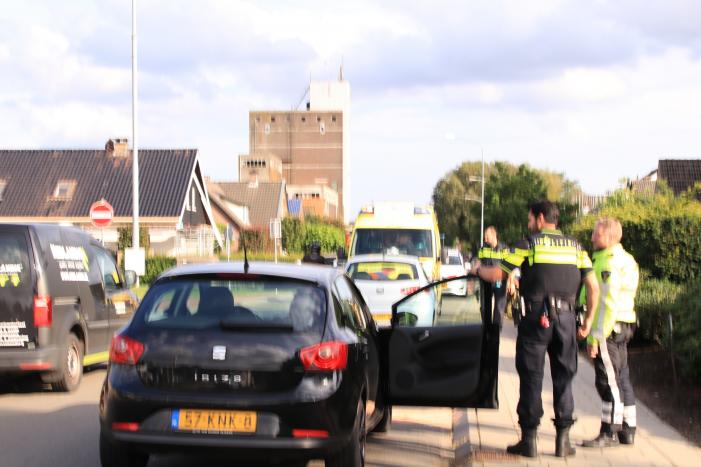 Gewonde bij kop-staart aanrijding