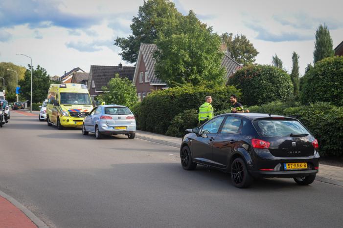 Gewonde bij kop-staart aanrijding