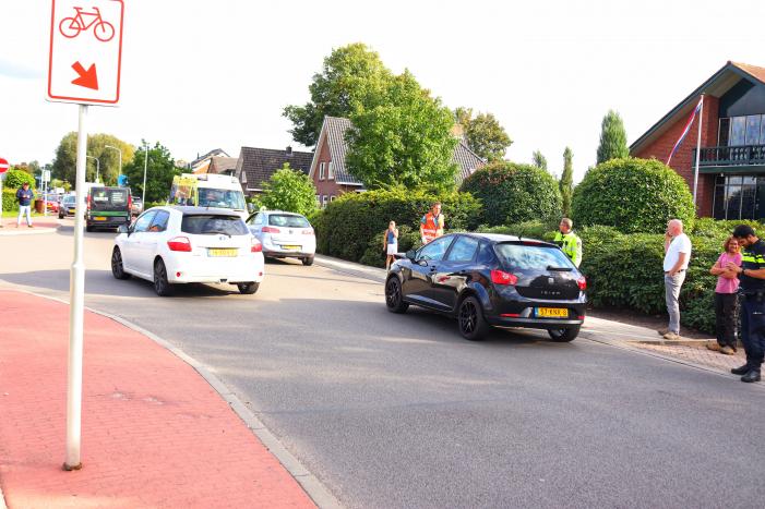 Gewonde bij kop-staart aanrijding