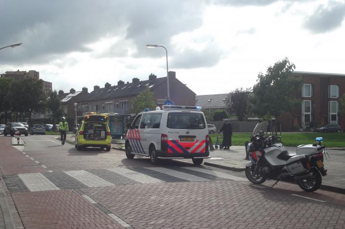 Maaltijdbezorger gaat hard onderuit met fiets