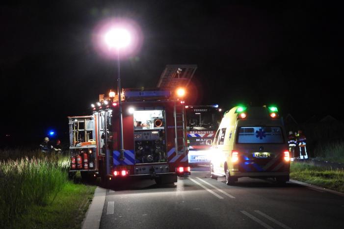 Twee personen bekneld bij zwaar ongeval