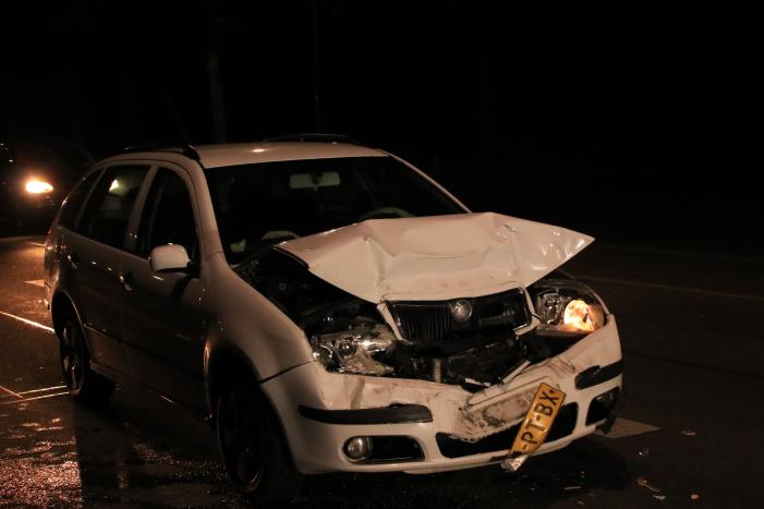 Forse schade bij kop-staartbotsing