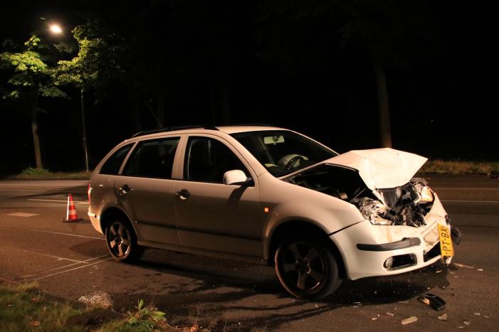 Forse schade bij kop-staartbotsing