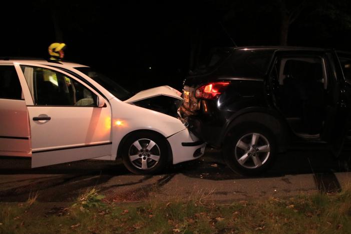 Forse schade bij kop-staartbotsing