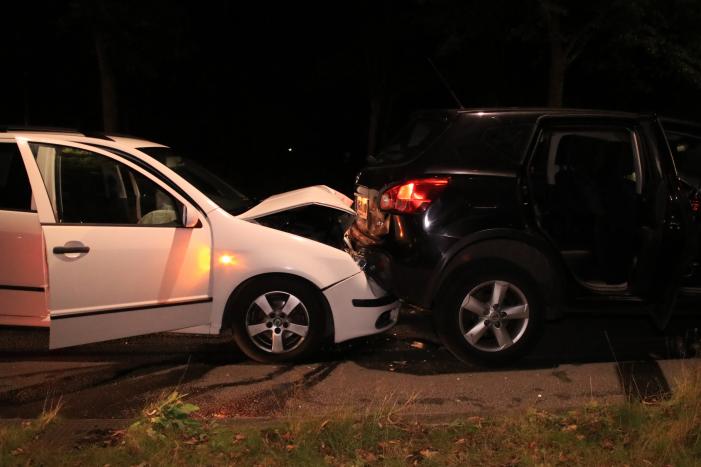 Forse schade bij kop-staartbotsing