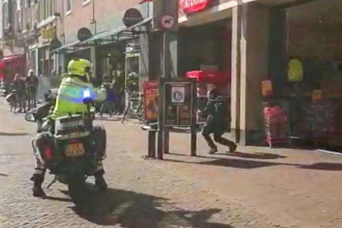 Politie zet taser in bij aanhouding in binnenstad