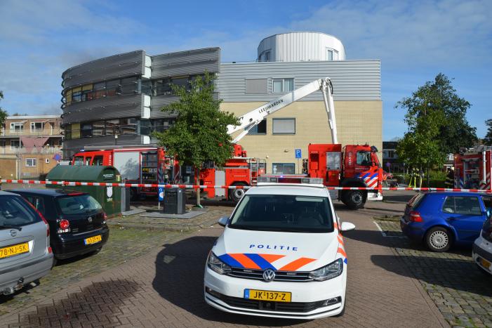 Veel rook bij brand in winkel
