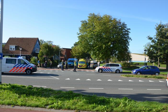 Scooterrijder gewond na botsing met auto