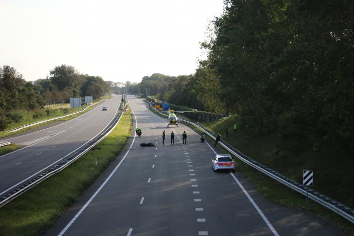 Motorrijder zwaargewond na ongeval